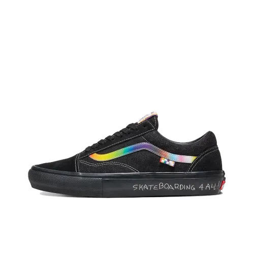 Vans Skate Old Skool Легкий Низкий Топ Кроссовки для скейтбординга Унисекс Черный