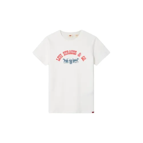 Levi's Стандартная футболка Женская Белая