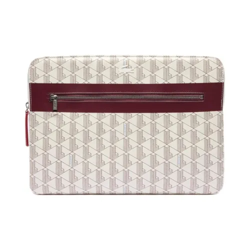 LACOSTE Холст Ноутбук Сумка Женская Белая