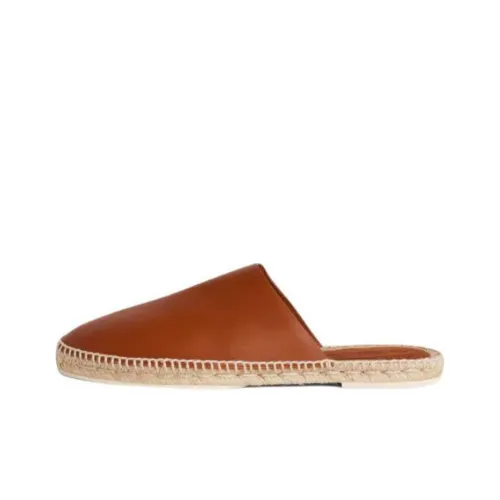 Loro Piana Домашние тапочки Мужские Светло-коричневые