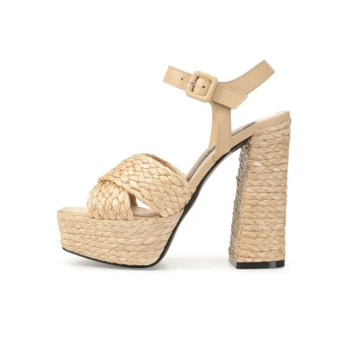 SERGIO ROSSI Sr Seville One Ремень Сандалии 9 см Женские Бежевые