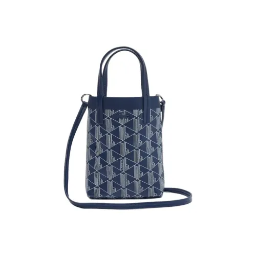 LACOSTE Холст Сумка Сумка через плечо Сумка через плечо Мини Женская Морской Синий