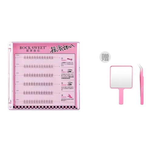 ROCK SWEET Little Пламя Lower Lashes Клей Бесплатно Искусственные ресницы Lower Eyelashes 36 кластеров коробка