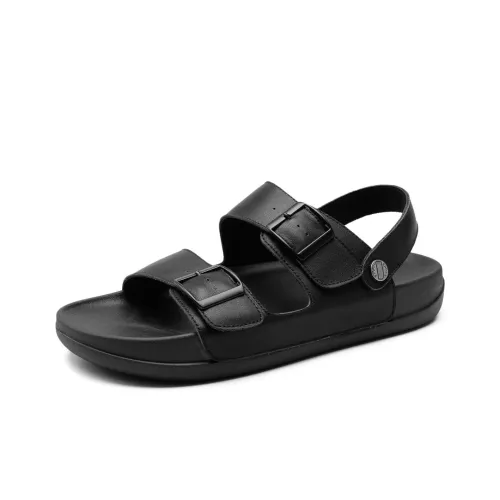 SHOUBA Пляжные сандалии Мужские Черные