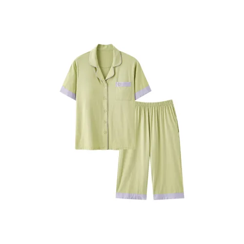 JinShaLa Pajama Комплект Женский Зеленый