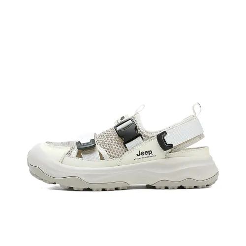 JEEP Закрытый носок Спортивные сандалии для мужчин Поход и Альпинизм Песочный