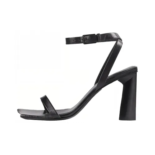 Balenciaga Moon One Strap Sandals Women's Black