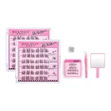 2 коробки [Бесплатно щипцы + Зеркальце + Путешественный размер]