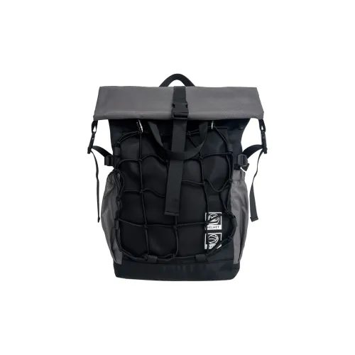 DCLOUD Нейлон Рюкзак Унисекс Черный и Серый Черный