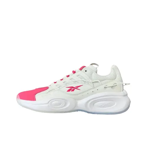 Reebok Solution Abrasion Resistant Низкий Топ Повседневная Обувь Унисекс Белый Розовый