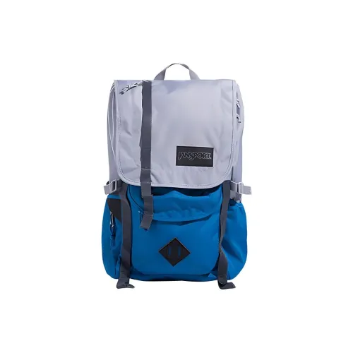 JanSport Полиэстер Рюкзак Стандартный Унисекс 47J4 Синий Серый Многоцветный