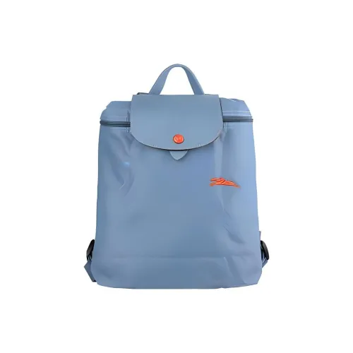 LONGCHAMP Le Pliage Нейлон Рюкзак Большой Женский Небесно-Синий
