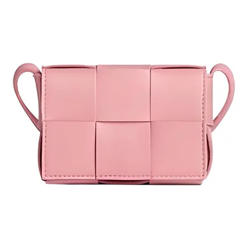 Bottega Veneta Cassette Кожа Pillow Bag Сумка через плечо Mini Женская Розовая