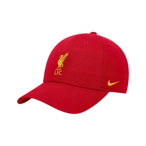 Nike Хлопковые кепки унисекс красного цвета