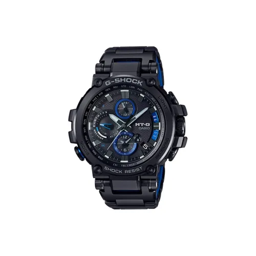 CASIO G SHOCK MTG Коллекция Iron Heart Solar Кварцевый механизм Composite материал Ремешок Часы Мужские Черный циферблат