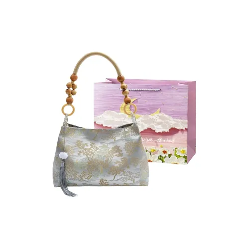 Bansusu ПУ (полиуретан) Сумка через плечо Сумка Women's Silver Шампань Экрю Розовый