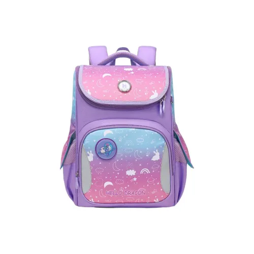 HERDER Полиэстер Рюкзак Студенческий Рюкзак Стандартный Детский Фиолетовый