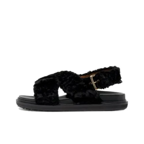 MARNI Fussbett Пляжные сандалии Женские Черный