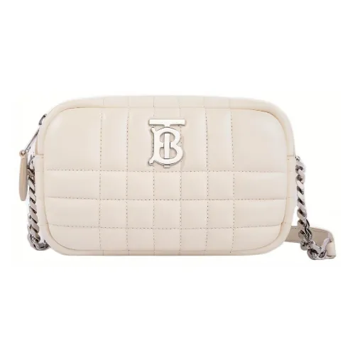 Burberry Lola Сумка Кожа Camera Сумка Сумка через плечо Маленькая Женская Белая