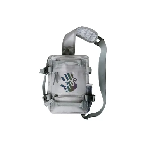 Alcohol Dragon Oxford Sling Bag Standard Unisex Black Gray Алкогольный Дракон Oxford Sling Сумка Стандартная Унисекс Черный Серый