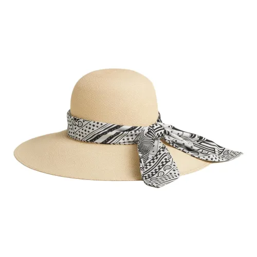 HERMES Солома Шапки и Кепки Женские Бежевые