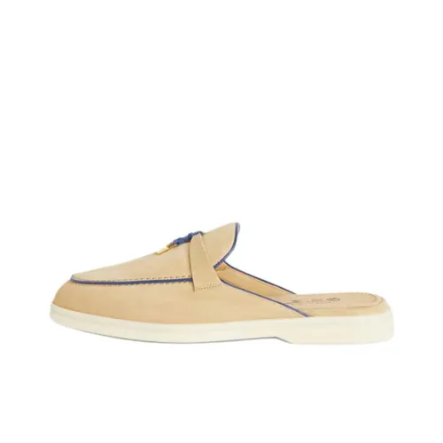 Loro Piana Summer Charms Walk Домашние тапочки Женские Бежевый