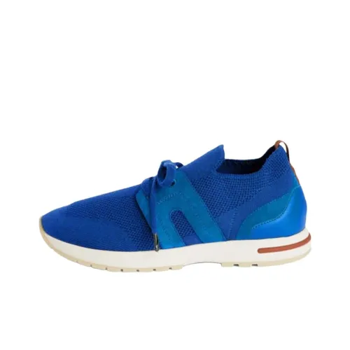 Loro Piana Flexy Walk Low Топ Повседневная обувь Женская Светло-синяя