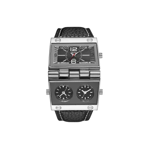 Oulm Кварцевый механизм Мужские часы 55мм*55мм*16мм Черный