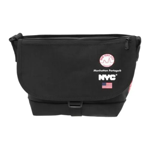 Manhattan Portage Нейлоновая Сумка через плечо Маленькая Унисекс Черная