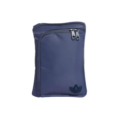 Adidas Originals Переработанный полиамид Хлопок Сумка для хранения Чехол для телефона Сумка через плечо Стандартная Унисекс Темно-синий