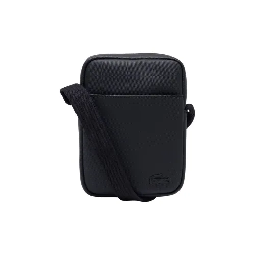 LACOSTE Полиуретан Сумка через плечо Стандартная Мужская Черная