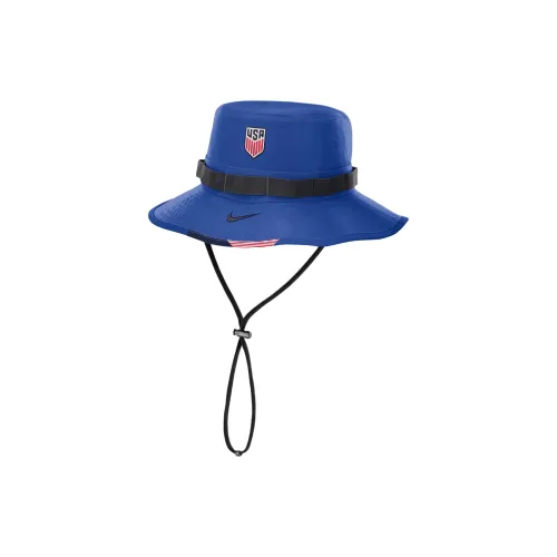 Nike Cotton Bucket Hats Унисекс Синий