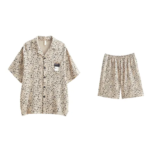 XUANZHITING Летний комплект пижам Женские Светлый хаки