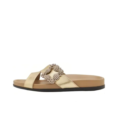 MANOLO BLAHNIK Слипоны Женские Коричневый