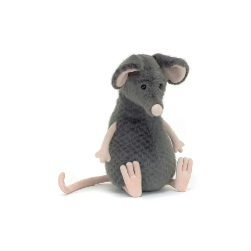 JELLYCAT Forest Animal Collection Lachlan Sad Крыса Кукла Плюшевая Кукла 24 см Высота в Сидячем Позе