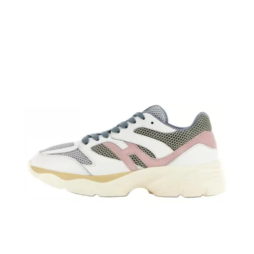 HOGAN H665 Low Топ Повседневная Обувь Женская Серый Розовый