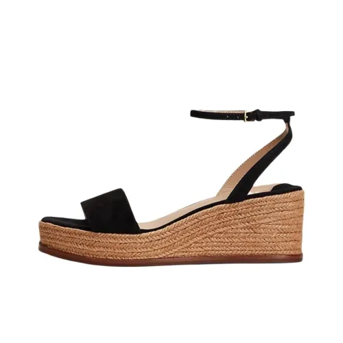 LAUREN RALPH LAUREN One Ремешок Сандалии 3,5 см Мужской Черный