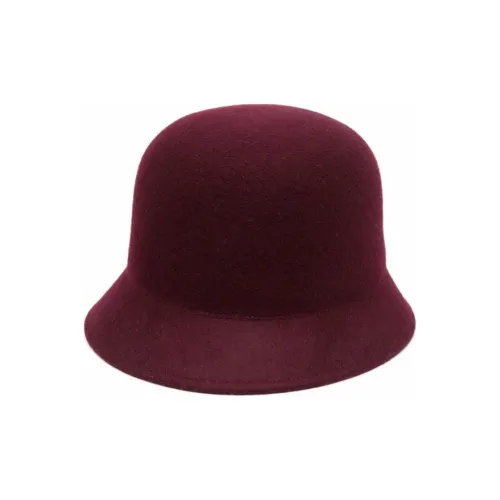 Nina Ricci Деревянный Шерстяные Шляпы ведра Женские Бургунди