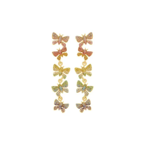 Серьги Oscar De La Renta Олово Женские Многоцветные