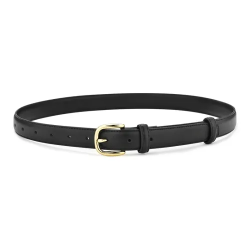 Lanza Натуральная кожа Джинсы Юбка Украшение Кожаные ремни Женские Ширина 2,5CM