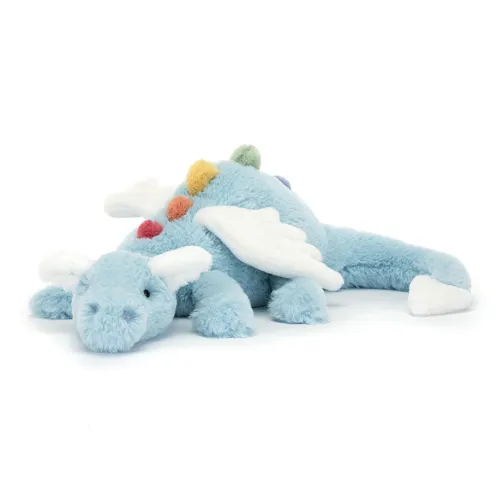 JELLYCAT Mythical Animal Collection Sky Dragon Sky Dragon Куклы Плюшевая кукла 12cm 19cm Длина тела В сидячем положении