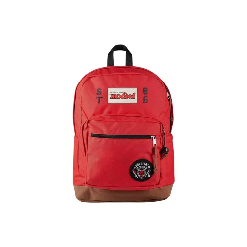 JanSport Netflix Stranger Things Stranger Things Collaboration Nylon Backpack Men's Red