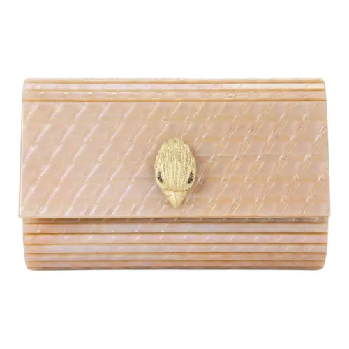 Kurt Geiger London Панель из оргстекла Одно плечо Через плечо Клатч Женский Светлый Бежевый