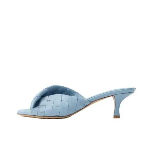 Bottega Veneta Blink Шлепанцы 5 см Женские Синие