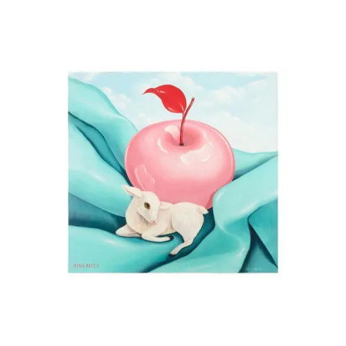 Шелковые шарфы Nina Ricci Женские Синий