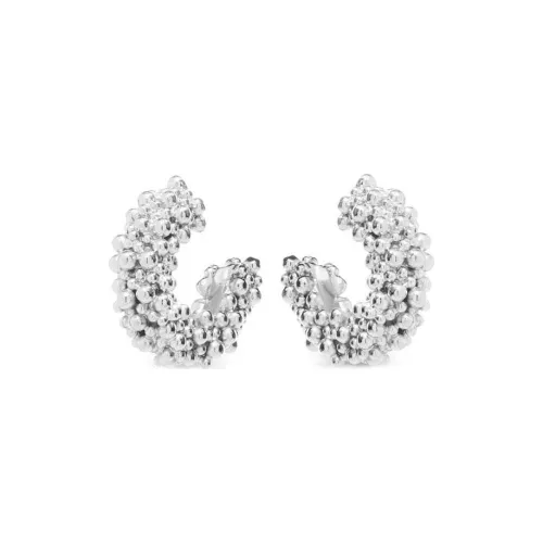 Серьги-гвоздики Oscar De La Renta Олово Женские Серебро