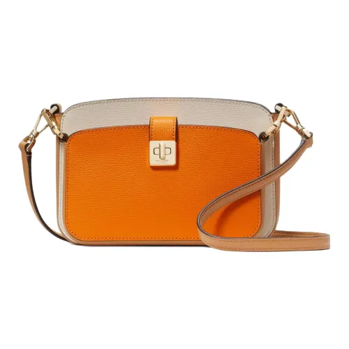 Kate Spade Утонченный GRAIN LEATHER Сумка через плечо Женская Имбирно-желтая