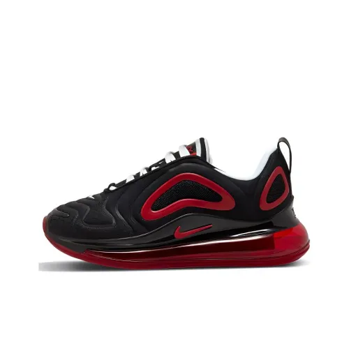 Nike Air Max 720 Low Топ Повседневная обувь Женская Черная Красная