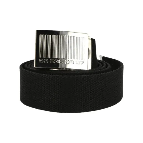VTMNTS Штрихкод Стайлинг Дизайн Акрил Хлопок Ремень Унисекс Черный