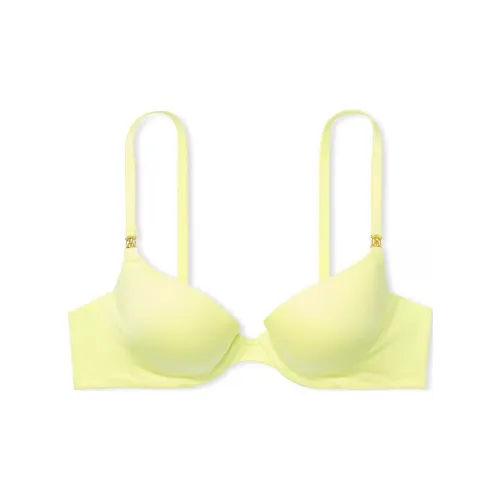 Victoria's Secret Icon Collection 5724 Удобный Icon By Гладкий PUSH Вверх Demi Бюстгальтер Женские Желтый